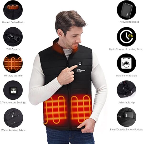 Telguua Heated Vest for Men - Image 4